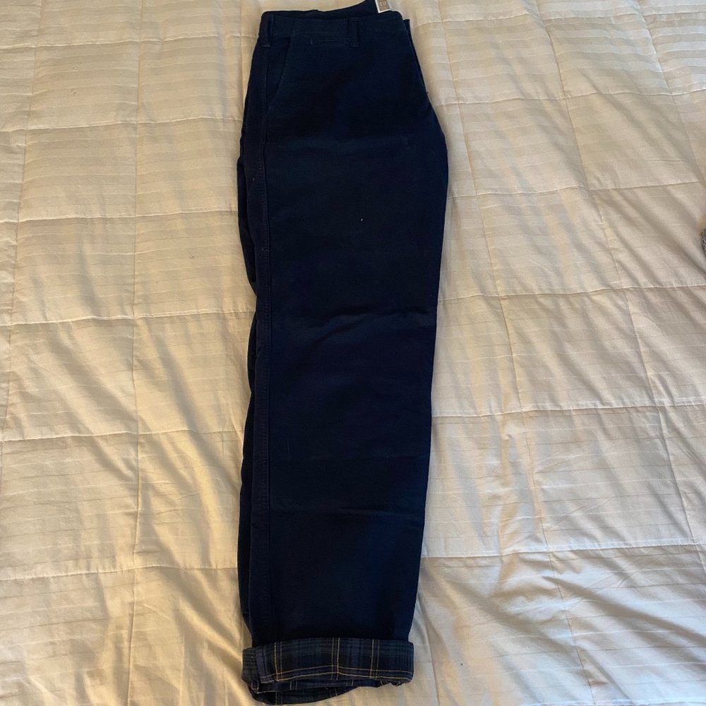 GAP Flanel Lined Khakis